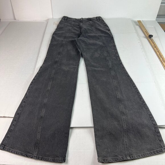 We The Free Jeans Women's 29x32* Florence High Rise Flare Black Denim Tag 30 - Picture 10 of 16